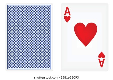 Four aces cards. vector illustration