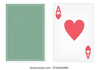 Four aces cards. vector illustration