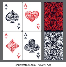 Aces Cards Images, Stock Photos & Vectors | Shutterstock