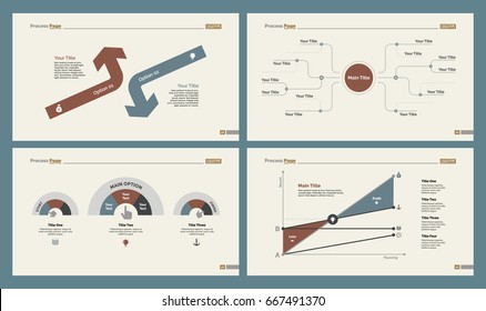 Four Analytics Slide Templates Set