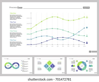 Four Analytics Slide Templates Set