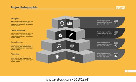 Four Angles Diagram Slide Template