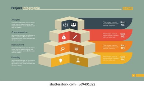 Four Angles Diagram Slide Template