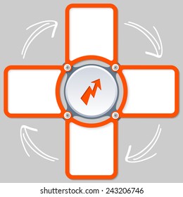 four areas for any text and flash