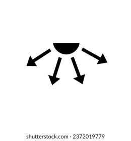 Four arrow sign design vector image 