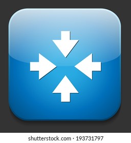 four arrows button