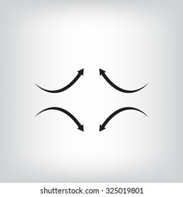 four arrows in different directions