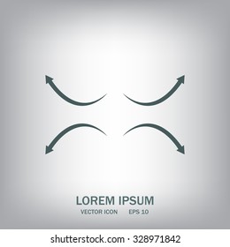 four arrows in different directions