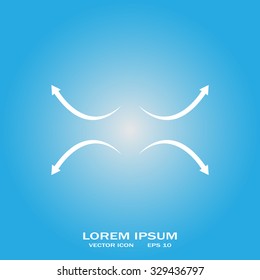 four arrows in different directions