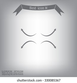 four arrows in different directions