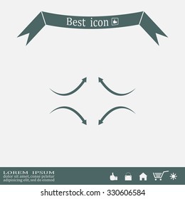 four arrows in different directions