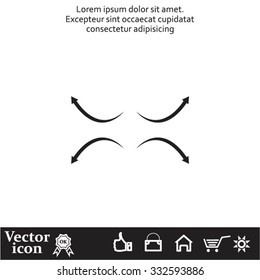 four arrows in different directions