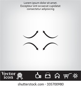 four arrows in different directions