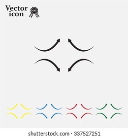 four arrows in different directions