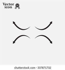 four arrows in different directions