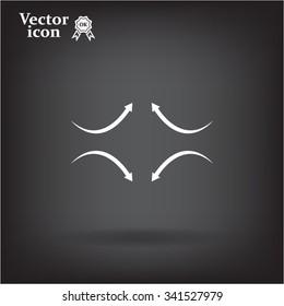 four arrows in different directions