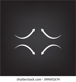 four arrows in different directions