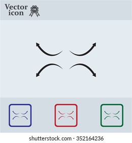 four arrows in different directions