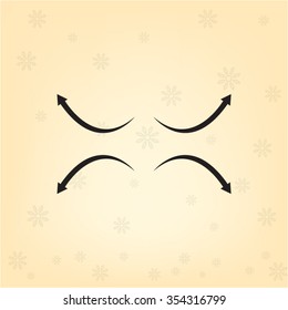 four arrows in different directions