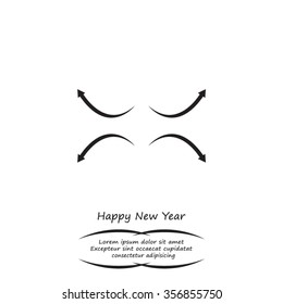 four arrows in different directions