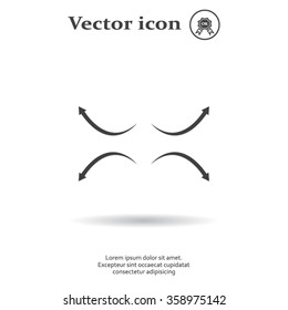 four arrows in different directions