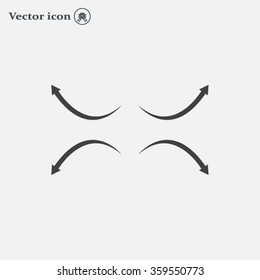 four arrows in different directions