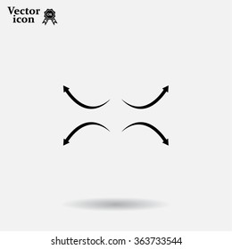 four arrows in different directions