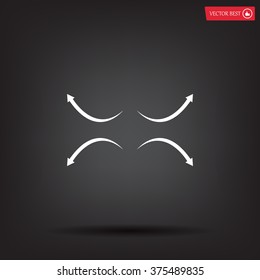 four arrows in different directions