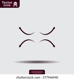 four arrows in different directions