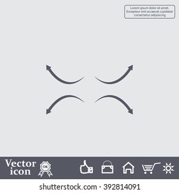 four arrows in different directions