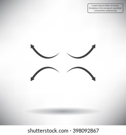 four arrows in different directions