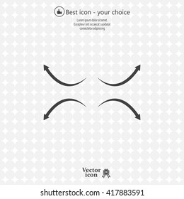 four arrows in different directions