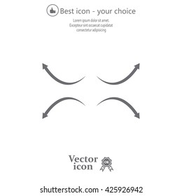 four arrows in different directions