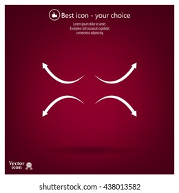 four arrows in different directions
