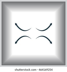 four arrows in different directions
