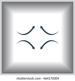 four arrows in different directions