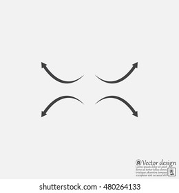 four arrows in different directions