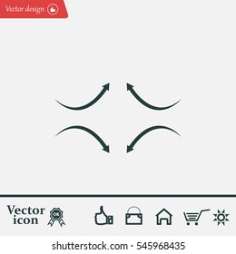 four arrows in different directions