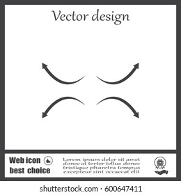 four arrows in different directions