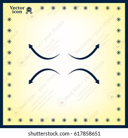 four arrows in different directions