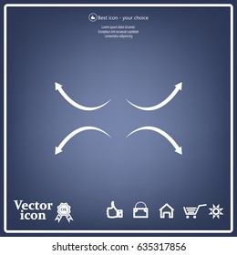 four arrows in different directions