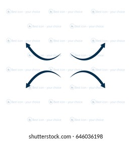 four arrows in different directions