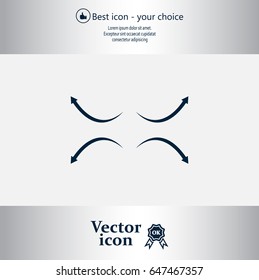 four arrows in different directions
