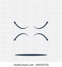 four arrows in different directions