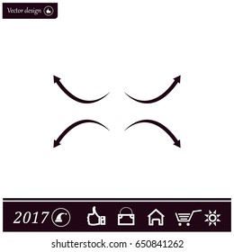 four arrows in different directions