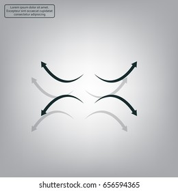 four arrows in different directions