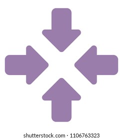 
Four arrows group pointing center, exit full screen icon
