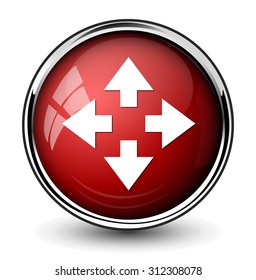 Four arrows icon