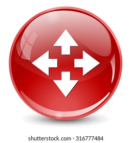 Four arrows icon