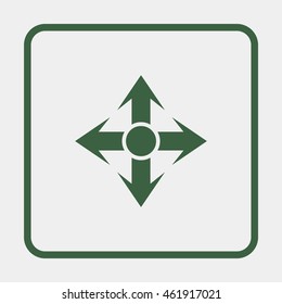 Four arrows Icon.